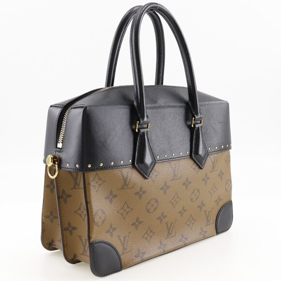 LOUIS VUITTON Citymar Handbag M43595 Black / Brown/Monogram reverse Women - Picture 3 of 13